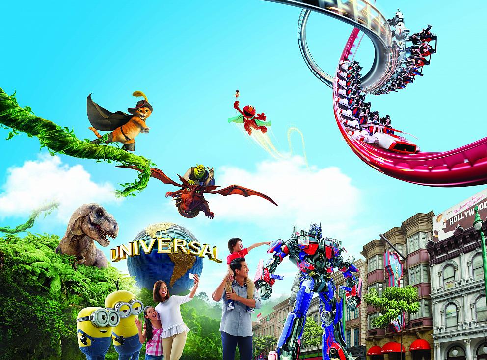 Universal Studios Singapore with 1-way transfer